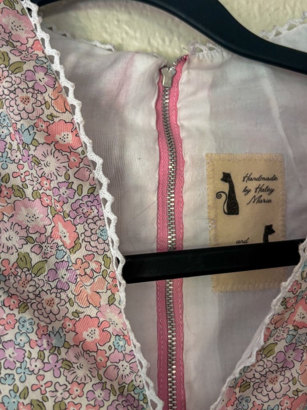 Vintage Reproduction Gunnesax Light Pink Maxi Dress - Picture 4 of 4